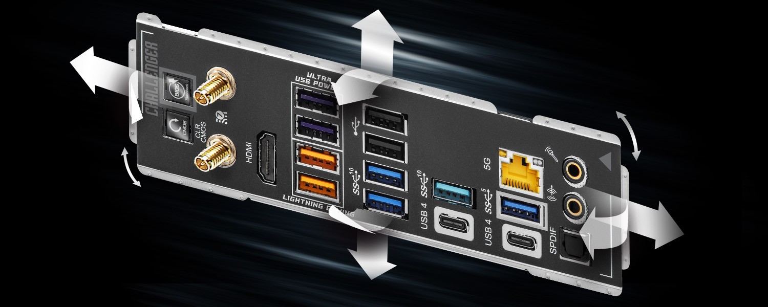 Flexible Integrated I/O Shield